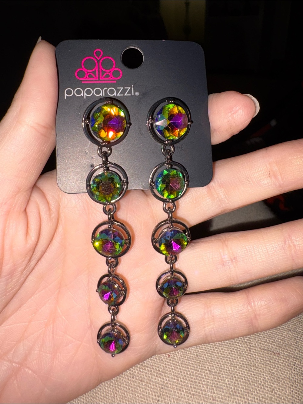 Drippin' In Starlight Multi Post Earring - Picture 2 of 3